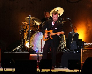 John Mellencamp performs during the Canfield Fair on Sunday night.  Dustin Livesay  |  The Vindicator  9/3/17  Canfield