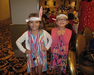 Neighbors | Alexis Bartolomucci.Mya and Riley Fisk spent their morning at the Summer Discovery Author Breakfast on July 28 featuring Rosemary Wells as the author.
