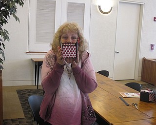 Neighbors | Zack Shively.Shown is a participant with one of the finished projects at Austintown library's paper crafting class on Aug. 25.The next class will take place on Sept. 29.