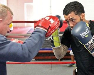 William D Lewis The Vindicator  Popo Salinas trains with Jack Loew.