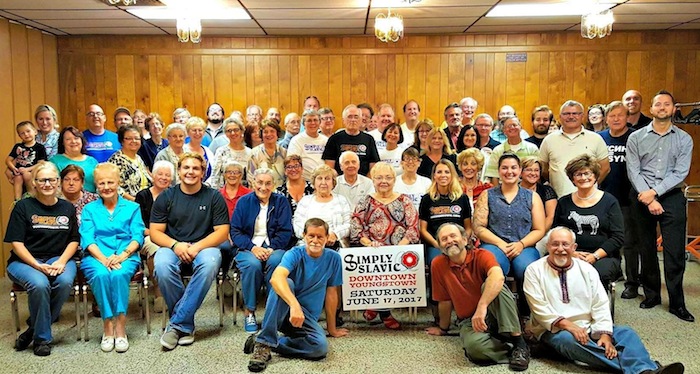 Above, Simply Slavic festival volunteers gathered recently at an appreciation dinner at St. George Croatian Center Lodge 66.
