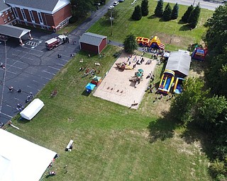 Neighbors | Submitted.Poland United Methodist Church had Family Fun Carnival on Sept. 9 where the community came together for free games and food. Different entertainment options included the playground, pony rides and drone usage from Imperial Drone Services, which submitted this picture of the event.