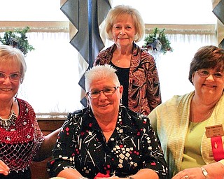 Stephanie Sferra, director of the Trumbull County Tourism Bureau, was the keynote speaker at a recent meeting of the Beta Chi Chapter of the Delta Kappa Gamma Society. She updated the group on tourism and travel in Trumbull County. The next meeting will at 6 p.m. Oct. 5 at Vienna United Methodist Church, 4265 Warren-Sharon Road. Dinner will be served at a cost of $12. The speaker will be Darlene St. George, Howland Township administrator, and hostesses will be Carol Klentz and Marilyn Stanton. Members who cannot attend should call 330-856-2218 by Sunday. Above, from left, are Sharyn Sibera, Sferra, Marilyn Besoiu and standing, Juanita Barber.