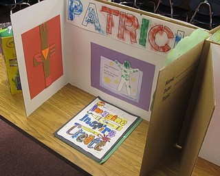 Neighbors | Zack Shively.Some of the art during St. Charles Kindergarten's Young Artist Exhibit 2017 tied in with student's uniqueness and religion.