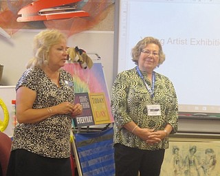 Neighbors | Zack Shively.Pat Lumpkin and Sandy Trolio from The Butler Art Museum spoke about their programs at the Butler for children as well as their experience showing the children around the Butler earlier in the year.