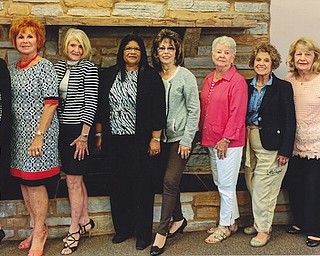 The Youngstown Area Federation of Women’s Clubs met recently and reviewed plans for its annual fundraiser luncheon, “Autumn Glory” at Tippecanoe Country Club at 11:30 a.m. Oct. 18. Delphine Baldwin Casey will be mistress of ceremonies and guest speaker. For reservations, mail a check for $35, payable to YAFWC Inc., to Catherine Campana, 5590 Sampson Drive, Girard, OH., 44420 by Friday. Above, committee members include, from left, Kay Fuller, co-chairwoman; Campana, president; Betty Cmil, co-chairwoman; Baldwin Casey; Patricia Marsico, co-chairwoman; Sally Ocker; Antonia Douglass; and Pam Metzler.