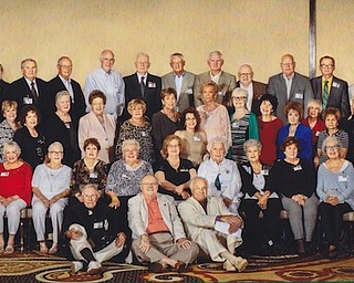 Members of Ursuline High School Class of 1957, above, celebrated its 60th class reunion from Aug. 25 through 27. The weekend began with a tour of Ursuline High School and watching Ursuline play Benedictine at Youngstown State University’s Stambaugh Stadium. Festivities on Aug. 26 featured dinner, dancing and a class picture. The celebration ended Aug. 27 with a farewell breakfast.