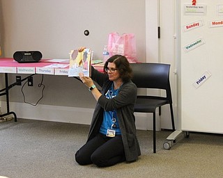 Neighbors | Abby Slanker.The Canfield library hosted Baby Brilliant: Tales and Talk for 2s and 3s, with Romie Policy, Youth Services, leading the program with the theme ‘Days of the Week’ on Sept. 12.