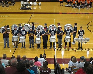 Neighbors | Zack Shively.Austintown High School's drumline played fifth during the night. Band director Wes O'Connor said that drumline captains Zach Potkanowicz and Seth Welch decided what to play and the movements involved.
