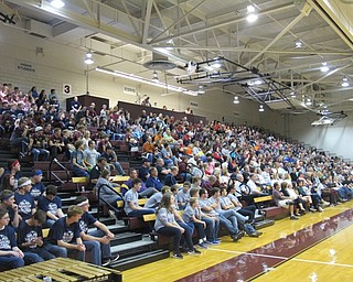 Neighbors | Zack Shively.Parents, students and fans filled the stands in Boardman High School's gymnasium to watch the Boardman Drum Night on Oct. 2.