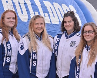 DESTINY BARTOE (left), LINDSAY ROBERTS, SYDNEY BRAATZ and KATIE NOBLE (right).