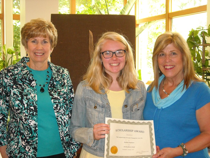 The Garden Forum of the Greater Youngstown Area has awarded $1,000 each to three area students in horticultural programs. The students are Rachel Chapman, a junior at Ohio State University studying Landscape Architectural Design at the Knowlton School of Agriculture; Christian Moore, also a junior at Knowlton, OSU; and Eric Tanner, second year at the Agricultural Technical Institute, OSU, studying Greenhouse Management. Pictured above, from left, are JoAnn Vlacancich, president; Chapman; and Barbara Murray, third vice president and scholarship chairwoman. Below is Moore, and at bottom is Tanner.