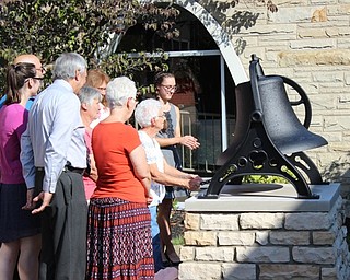Neighbors | Abby Slanker.Sarah Matkoskey was joined by her family at Zion Lutheran Church as she rang the renovated bell for the first time in 60 years on Sept. 24. Matkoskey donated the funds for the restoration of the bell in the name of her late husband, Charles Matkoskey.