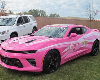 Neighbors | Zack Shively.The American Cancer Society received sponsors from Wal-Mart and Greenwood Chevrolet. The latter donated water to the event and had a pink Camaro at their water stop along the walking route.