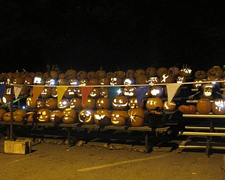 Neighbors | Zack Shively.Boardman Park displayed the pumpkins from The Great Pumpkin Crave-Out Contest throughout the month of October. The park lit the pumpkins every night.