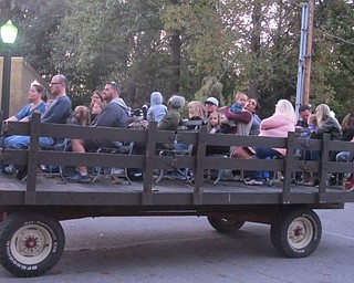 Neighbors | Zack Shively.Boardman Park set up huanted hayrides on Oct. 13. The parks has had hayrides in October for more than 20 years. Every year, the hayrides are designed for families to enjoy.