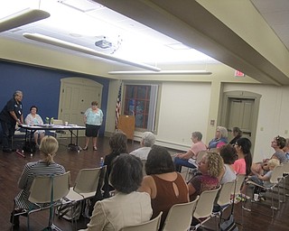 Neighbors | Zack Shively.Master gardeners from the Plant and Pest Diagnostic Clinic gave tips to a group of gardeners at the Boardman library. They gave some general advice, such as keeping a gardening journal to track success, as well as specific guidance from members of the group's questions, like what to do about intrusive chipmunks in the garden.