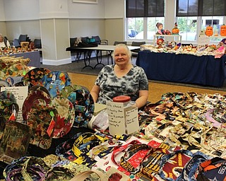 Neighbors | Abby Slanker.Becky Showman, Friends of the Public Library of Youngstown and Mahoning County member, offered a variety of homemade crafts at the first Friends of the Library craft show at the Canfield library on Sept. 30.