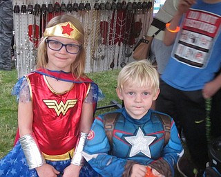 Neighbors | Zack Shively.Children trick-or-treated at fall festival at the Woodside Community Garden in Austintown. The garden volunteers hope to make the festival an annual event that will continue to grow.