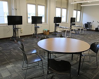     ROBERT K. YOSAY  | THE VINDICATOR..The original Vindicator building on the corner of Vindicator Square and Boardman St  has been renovated and opens for YBI...The second floor ..-30-