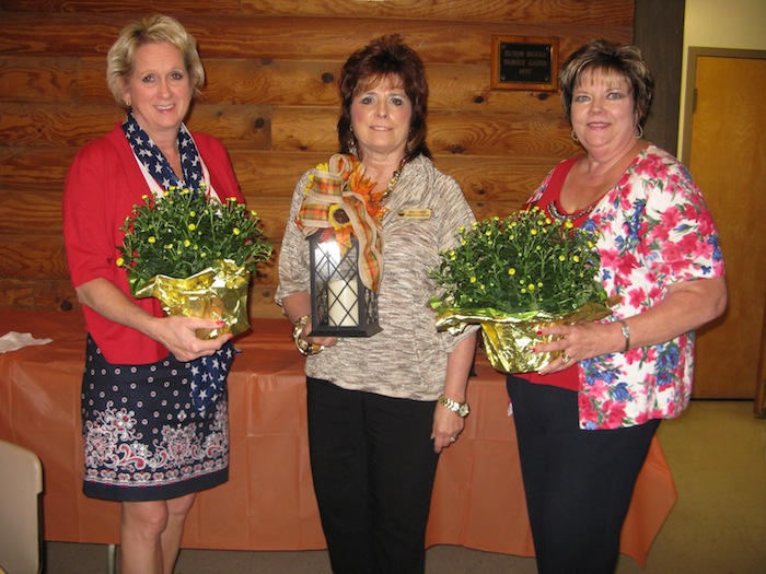 The GFWC Ohio Boardman-Poland Junior Women’s League recently hosted its second annual quarter auction at St. Nicholas Hall in Struthers. Pictured, from left, are Yvonne Ford, GFWC Ohio secretary and BPJWL program/yearbook; Nina Lowery, BPJWL president; and Linda Crish, GFWC Ohio president-elect and BPJWL membership chairwoman.