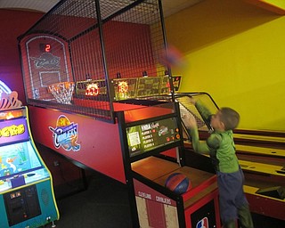 Neighbors | Zack Shively.Austintown Bounce provided their typical fun games at their amusement center, but they also had special games set up during the night to celebrate Halloween.