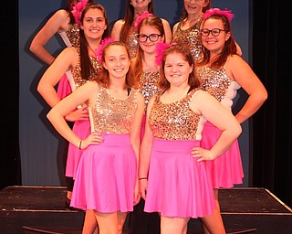 Neighbors | Abby Slanker.Members of the girls chorus performing in the Canfield Players Drama Club’s presentation of “Singin’ in the Rain” include, from left, (front) Melissa Dahman, Claire Audia; (middle) Joanna Klika, Isabella Audia, Kat Roman; (back) Katie Dysert, Alanna Holden and Callie Barwick.