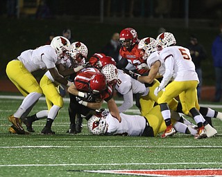   ROBERT K YOSAY  | THE VINDICATOR..Cardinal Mooney vs Steubenville Big Red at Salem Stadium...-30-