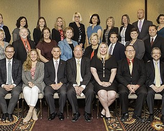 Leadership Mahoning Valley welcomed its Class of 2018 on Sept. 28, at a kick-off breakfast at Holiday Inn, Boardman. LMV is a nonprofit corporation created to identify individuals with diverse backgrounds and experiences who demonstrate leadership talent and community commitment. The program provides members with a general overview of the Mahoning Valley and the opportunity for increased understanding of key community issues. For information, call Karen Stacey at 330-744-2131, ext. 1241. Members of the class of 2018, listed alphabetically, include Michelle Alleman, McKinley Memorial Library; Frank Balog, HBK CPAs and Consultants; Laurie Barber, Trumbull Memorial Hospital; John Brkic, Boy Scouts of America, Great Trail Council; Renee Cambier, Warren Trumbull County Public Library; Sonya Cole, Martin P. Joyce Juvenile Justice Center; Christine Cope, United Way of Trumbull County; Kevin Day, Harrington, Hoppe & Mitchell; Tricia Ferry, VEC Inc.; Rachel Flickinger, Youngstown/Warren Regional Chamber; Karen Hazle-Johnson, 910th Airlift Wing, Youngstown Air Reserve Station; Melissa Maki, Cortland Savings and Banking Co.; Shannon Martin, Berk Enterprises Inc.; Mary Ellen Michael, Akron Children’s Hospital; Mary Mihalopoulos, Mahoning County Career & Technical Center; Teresa Miller, Mahoning Valley Economic Development Corp.; Kenneth Mirkin, Community Legal Aid Services Inc.; Terri Naughton, 910th Airlift Wing; Paul Olivier, Mercy Health Youngstown; Phyllis Paul, Youngstown State University; Kevin Planty, Arconic Titanium & Engineered Products; April Platt, Trumbull Metropolitan Housing Authority; Paige Rassega, Packer Thomas; Kerry Reed, Newton Falls Public Library; Andrew Reid, Mercy Health Youngstown; Kevin Rooney, Aqua Ohio Inc.; Daniel Sarachene, 910th Airlift Wing; Michael Schrock, Chemical Bank; Wendy Strainic, 910th Airlift Wing; Robert Van Der Maelen, Martin P. Joyce JJC; and Sarah Wilschek, Youngstown Area Jewish Federation.
