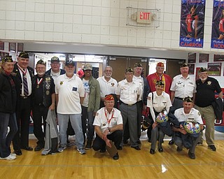 Neighbors | Zack Shively.Austintown Fitch High School had a "Lunch with a Vet" event. Retired members of the military came to the school, sat with the students during lunch and offered discussions about the military and history.