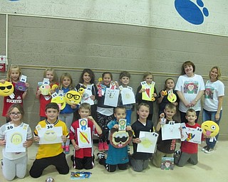 Neighbors | Zack Shively.The Poland Union second-grade students who particpated in the Emoji Contest all recieved prizes. Pictured are the students and Diane and Lauren Demetrios of Let's Make a Difference.