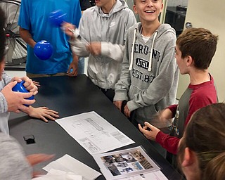 Pictured above, West Branch Middle School eighth-grade students visited MCCTC for a special program, the Cutting Edge Manufacturing Event. The event takes place annually on National Manufacturing Day and is designed to expose middle-school students to the manufacturing industry, highlight the importance of manufacturing and the jobs available. Students heard from various speakers and took part in hands-on projects with local manufacturers. Approximately a half-dozen local companies participated in the event, representing careers in hydraulics/pneumatics, machining, welding and engineering.