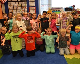 Neighbors | Submitted.AES students wore exercise outfits on Oct. 24 as a part of the school's Red Ribbon Week. The school used the conversations of choosing a drug-free life to talk about making healthy choices, like exercising.