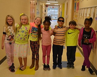 Neighbors | Submitted.Students at Austintown Elementary School dressed in bright clothes on Oct. 25 for the school's "My Future Is Too Bright For Drugs" theme. Kristin Havaich, second grade teacher and care coordinator at the school, said the school had not done Red Ribbon Week for a few years after the schools combined, but she felt the school needed to bring it back in the wake of the opioid crisis.
