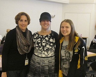 Neighbors | Zack Shively.Pictured are, from left, Nikki Puhalla, Lindsay Platt and Alexandria Platt. Lindsay Platt received help in running the murder mystery on the night of the event from fellow librarian Puhalla and daughter Alexandria Platt.