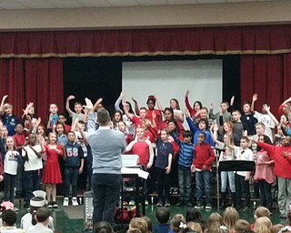 Neighbors | Zack Shively.The fourth-grade Robinwood Elementary School students sang "This Land is Your Land" during their Veterans Day concert. The students practiced in the school and at home with the use of Google Docs.