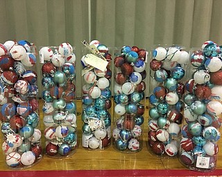 Neighbors | Zack Shively.The Union Elementary's PTO organize an art project every month. About 60 volunteers came to the school to help the teachers with the month's art projects. Pictured are finger painted Christmas bulbs, one of the art projects.