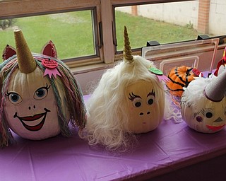 Neighbors | Abby Slanker.Students at C.H. Campbell Elementary School brought in elaborately decorated pumpkins for the school’s annual pumpkin decorating contest the week before Halloween, including Most Beautiful Unicorn, Most Fabulous Unicorn and Sparkliest Unicorn.