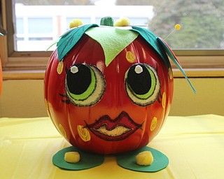 Neighbors | Abby Slanker.A C.H. Campbell Elementary School student was awarded the Cutest Strawberry award for decorating a pumpkin to look like a strawberry for the school’s annual pumpkin decorating contest the week before Halloween.