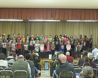 Neighbors | Zack Shively.The kindergarten, first-grade, second-grade and third -grade students at Market Street Elementary School performed choir concerts for someone special in their lives for the school's KISS Day.