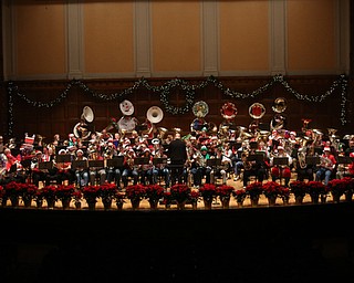 Musicians during a holiday craft show and third annual Tuba Christmas, Sunday, Dec. 3, 2017, at Stambaugh Auditorium in Youngstown...(Nikos Frazier | The Vindicator)