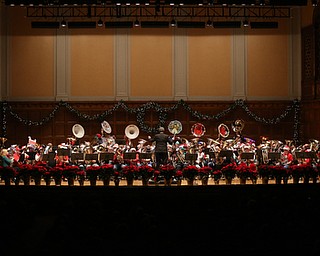 Musicians during a holiday craft show and third annual Tuba Christmas, Sunday, Dec. 3, 2017, at Stambaugh Auditorium in Youngstown...(Nikos Frazier | The Vindicator)