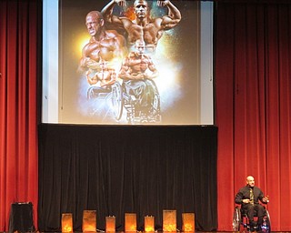 Neighbors | Zack Shively.Speaker Nick Scott spoke to Boardman High School and Glenwood Junior High School students during the school's fifth annual Yes Fest. Scott was in an accident during high school, but he went on to become a wheelchair bodybuilding champion and notable wheelchair dancer through a positive outlook.