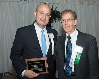 Neighbors | Submitted .Ohio Association of Magistrates administrator, Mark Huberman, presented Judge Anthony D’Apolito with the 2017 Judicial Award.