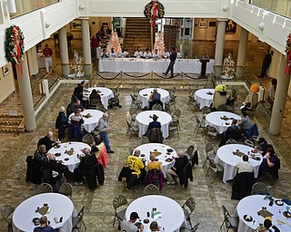 YOUNGSTOWN, OHIO - DECEMBER 7, 2017: Pittsburgh Pirates fans listen to players and coaches from the Pirates, Thursday morning at the Butler Institute of Art during the Pirates Care-A-Van tour. DAVID DERMER | THE VINDICATOR