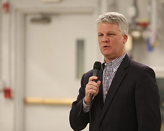 Governors Office Dude at the grand opening of the new Youngstown Business Incubator building, Monday, Dec. 11, 2017, in Youngstown...(Nikos Frazier | The Vindicator)