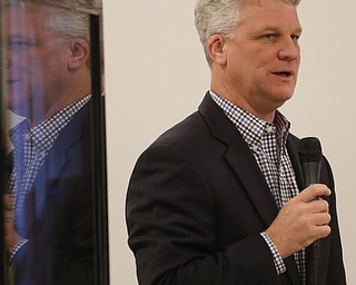 Governors Office Dude at the grand opening of the new Youngstown Business Incubator building, Monday, Dec. 11, 2017, in Youngstown...(Nikos Frazier | The Vindicator)