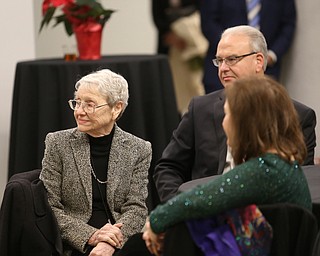 The Vindicator Publisher Mrs. Jagnow at the grand opening of the new Youngstown Business Incubator building, Monday, Dec. 11, 2017, in Youngstown...(Nikos Frazier | The Vindicator)