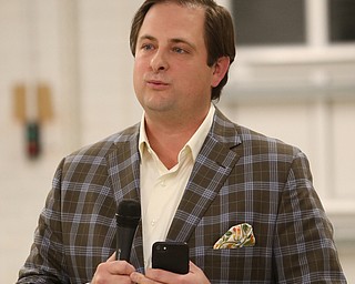 America Makes Dude at the grand opening of the new Youngstown Business Incubator building, Monday, Dec. 11, 2017, in Youngstown...(Nikos Frazier | The Vindicator)