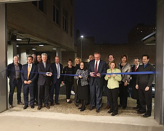Ribbon Cutting at the grand opening of the new Youngstown Business Incubator building, Monday, Dec. 11, 2017, in Youngstown...(Nikos Frazier | The Vindicator)